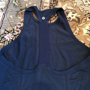 Lululemon Navy T-Back Swiftly Tech RB Navy Tank 4